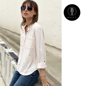 Billy T Embroidered Bliss Henley